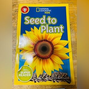 Kids National Geographic readers & 1 NEW sticker book.  All like new condition.